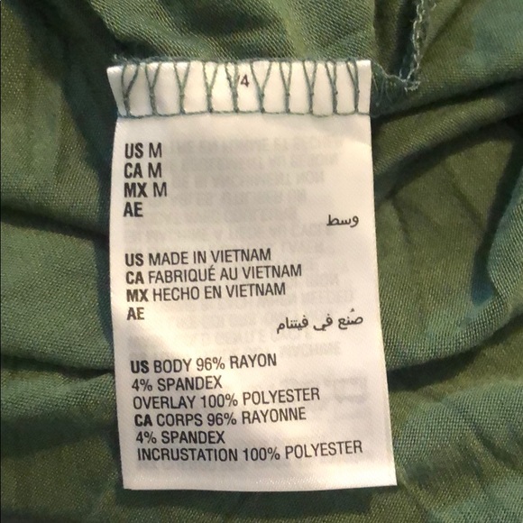 JM Collection Textured Overlay Top - Picture 5 of 5